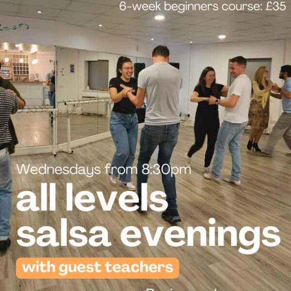 All levels Salsa classes poster