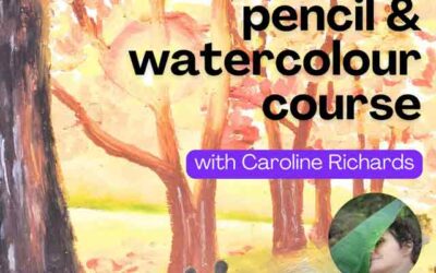 Autumnal Pencil & Watercolours Drawing Course with Caroline Richards